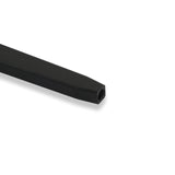 SATIN BLACK BILLET ALUMINUM SHIFTER STICK; 73-87 C10, 73-91 SUBURBAN/BLAZER - 12.5" TALL, 6.5" BACK