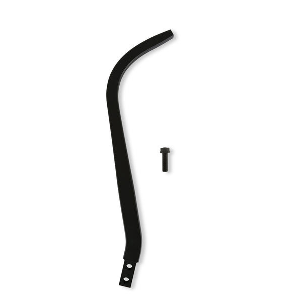 BILLET ALUMINUM SHIFTER STICK, SATIN BLACK - 16.5" TALL, 4.5" SETBACK