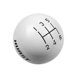 Hurst Shift Knob - White 5-Speed - Add-On Shifter Stick