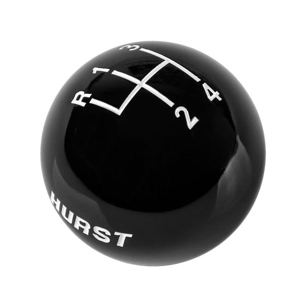 Hurst Shift Knob - Black 4-Speed - Add-On Shifter Stick